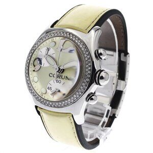 CORUM bubble 396.152.47 Chronograph Date yellow Dial Quartz Men's Watch_890383